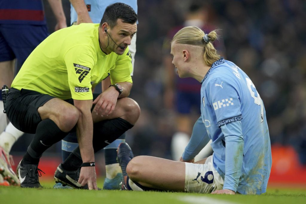 Haaland still an injury doubt for Man City ahead of Liverpool match in Premier League