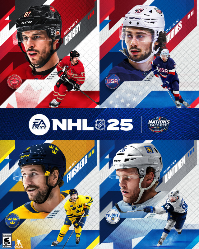 NHL 25 Free To Play From Feb. 13-16 To Celebrate 4 Nations Face-Off