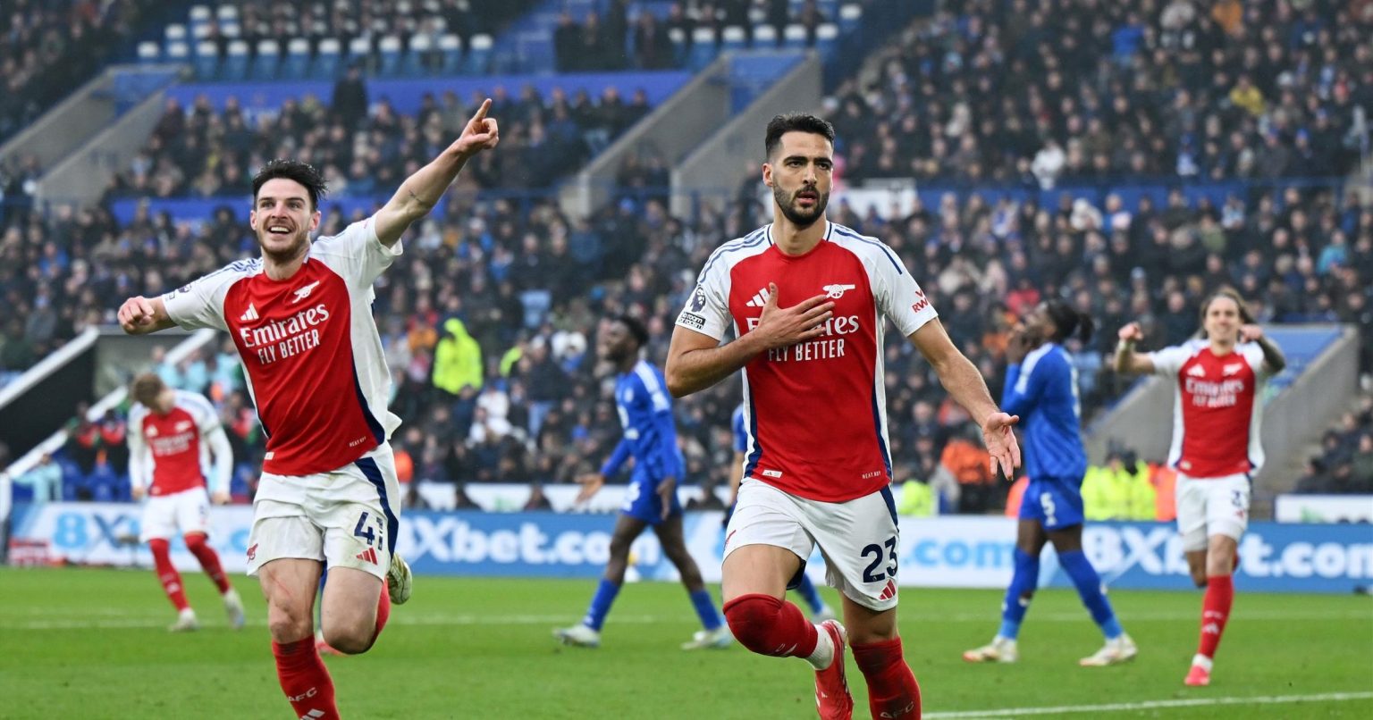 Mikel Merino heads home opening goal for Arsenal after Ethan Nwaneri cross – ‘Massive goal’ – Football video