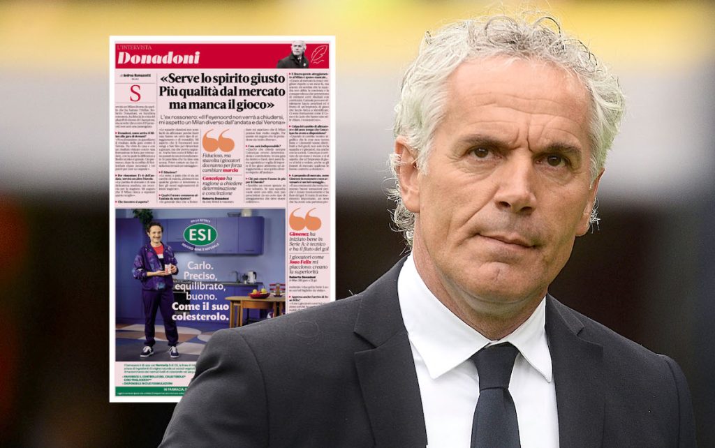 Donadoni confident Milan beat Feyenoord but worried about lack of ‘clear style’ under Conceicao