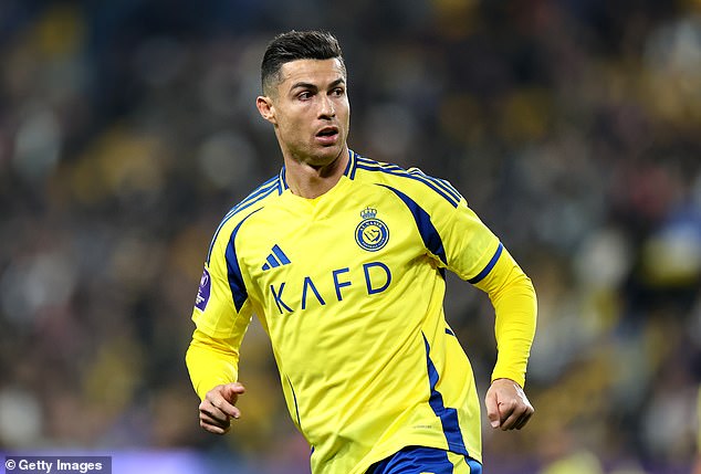 Cristiano Ronaldo’s £61MILLION private jet is pictured at Manchester Airport – leaving hopeful United fans to question if superstar is set to join struggling club for shock third stint