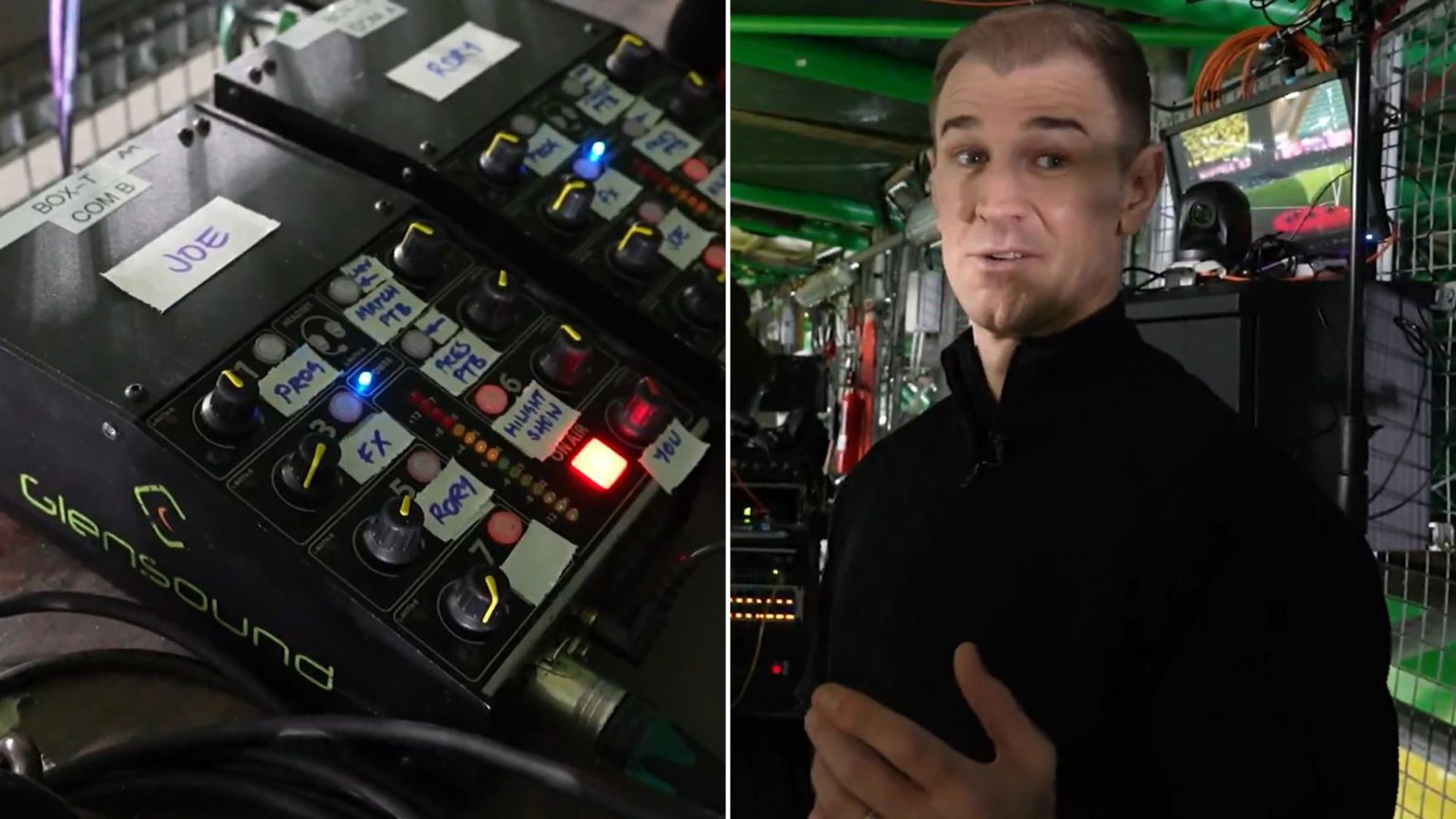 Incredible behind-the-scenes look at life of a co-commentator as Joe Hart shares Champions League experience