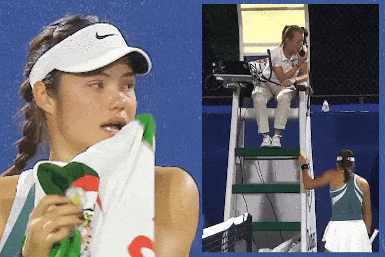 Emma Raducanu handed letter by ‘fixated’ man at hotel hours before she broke down in tears after spotting him in crowd