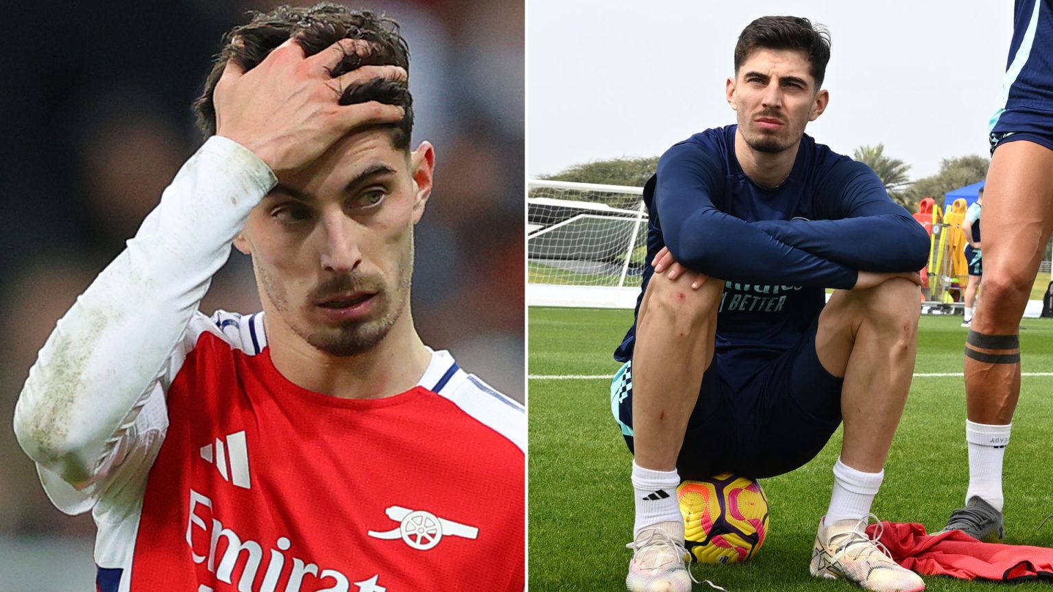 Kai Havertz ruled out for rest of SEASON with torn hamstring in devastating blow to Arsenal’s title dreams