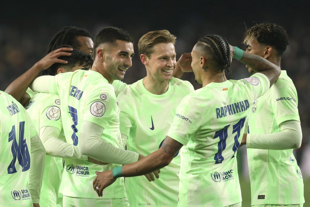 Barcelona routs Valencia again to reach Copa del Rey semifinals. Sociedad gets past Osasuna