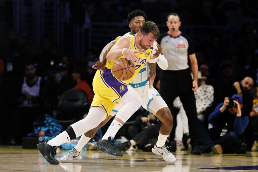 Luka Doncic struggles as lackluster Lakers lose to Charlotte