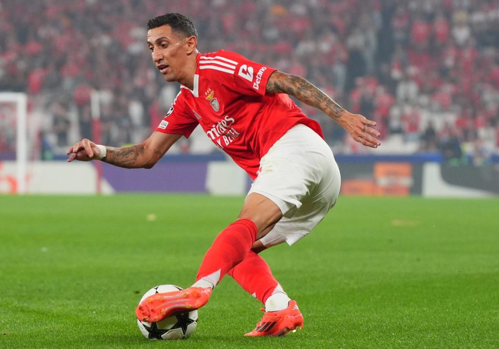 Benfica predicted XI v Monaco: Ángel Di María out