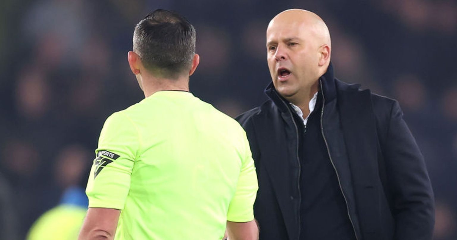 Why Arne Slot was sent off against Everton and how many games Liverpool boss is banned for following red card