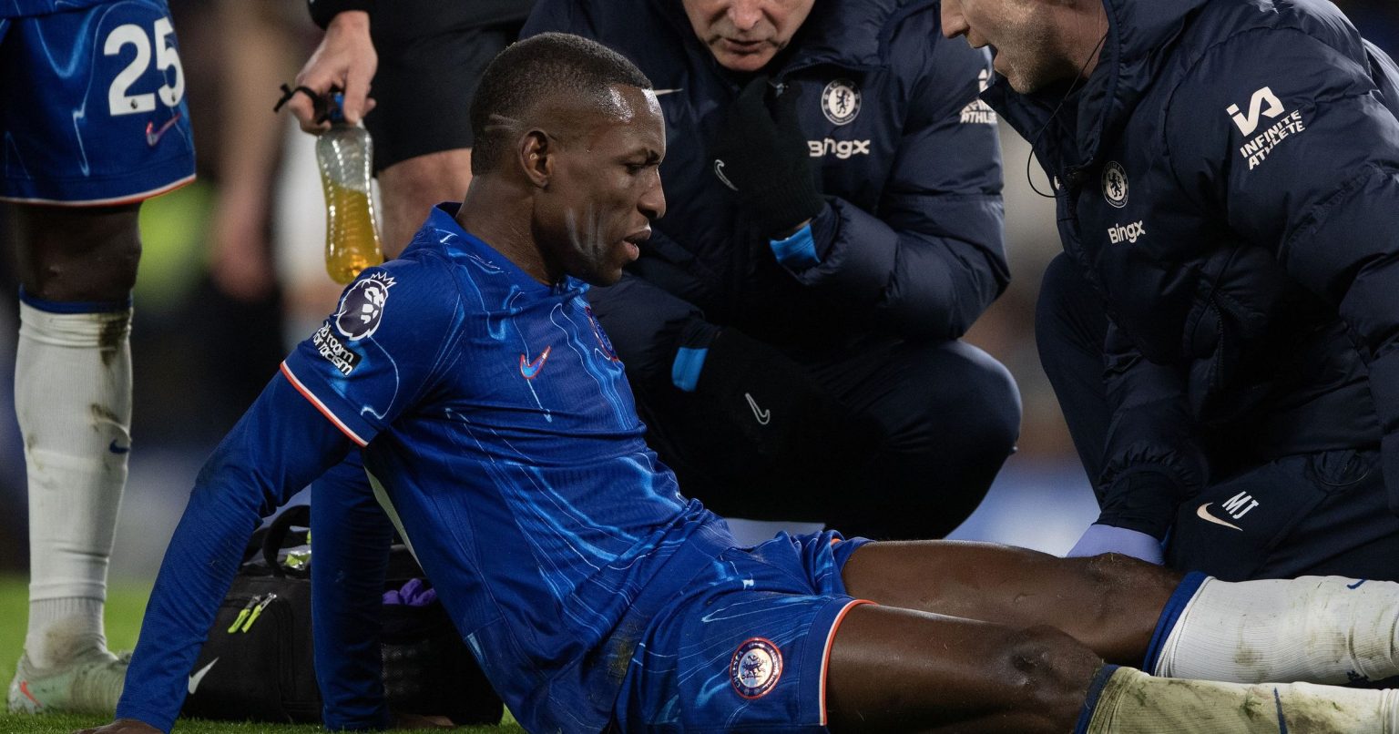 Nicolas Jackson ruled out until April with hamstring injury to deepen Chelsea’s injury crisis after Marc Guiu injury
