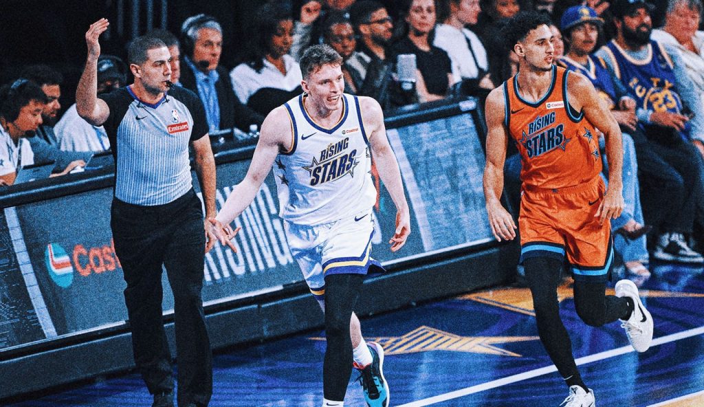 Dalton Knecht will face Lakers teammate LeBron James after Team C wins Rising Stars competition