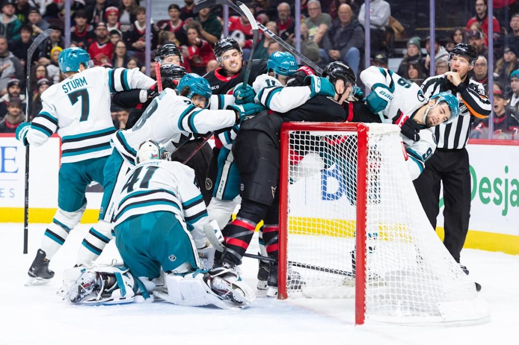 Fast Start Wiped Away By Another Poor Third Period; Sharks Losing Streak Reaches Eight With Loss To Senators