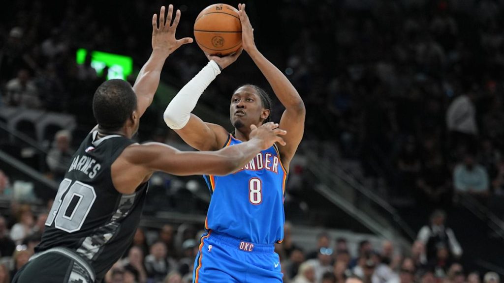 Watch Jalen Williams score 41, help Thunder get revenge on Spurs with win