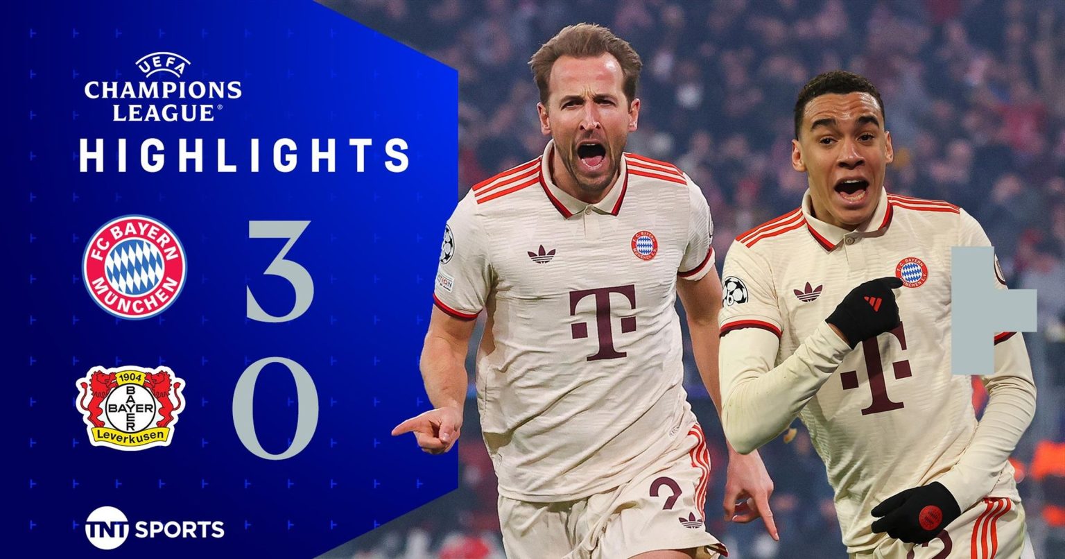Bayern Munich 3-0 Bayer Leverkusen – UEFA Champions League highlights as Harry Kane nets double for rampant hosts – Football video