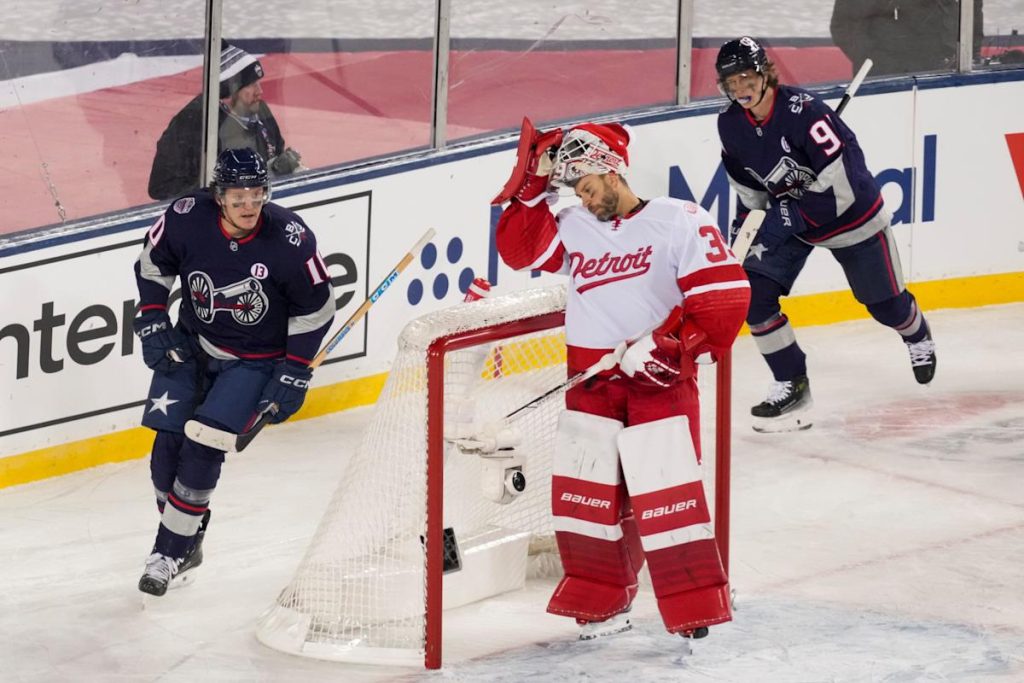 Red Wings Stunned Late, Drop Stadium Series to Columbus 5–3