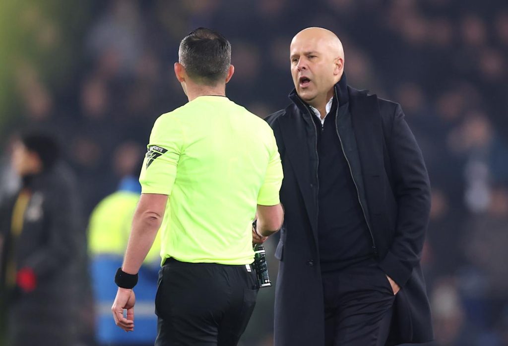 Arne Slot responds after FA report says Liverpool boss told referee Michael Oliver he would ‘f****** blame him’ if Reds do not win Premier League
