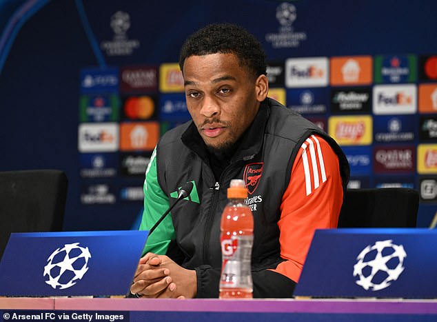 Jurrien Timber issues three-word rallying cry to his Arsenal team-mates ahead of their Champions League return at PSV