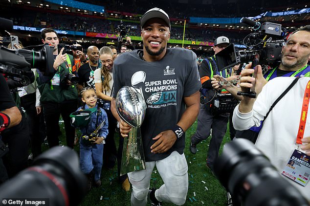 Saquon Barkley given massive new extension by Eagles following Super Bowl triumph over Chiefs