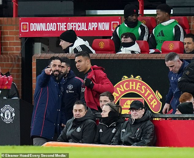 Casemiro insists he is not happy sitting on the bench for Man United as he vows to keep giving his all for manager Ruben Amorim