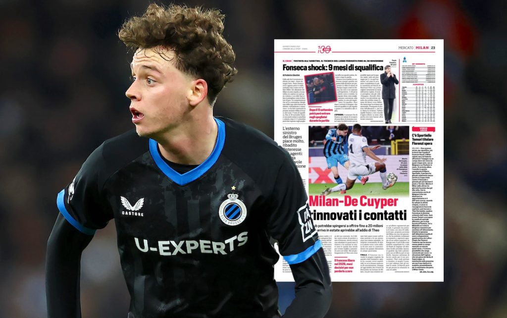 CorSport: Milan resume contacts over Theo replacement – €20m bid possible