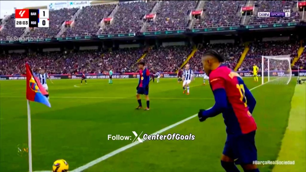 WATCH: Barcelona double advantage over Real Sociedad courtesy of Marc Casado