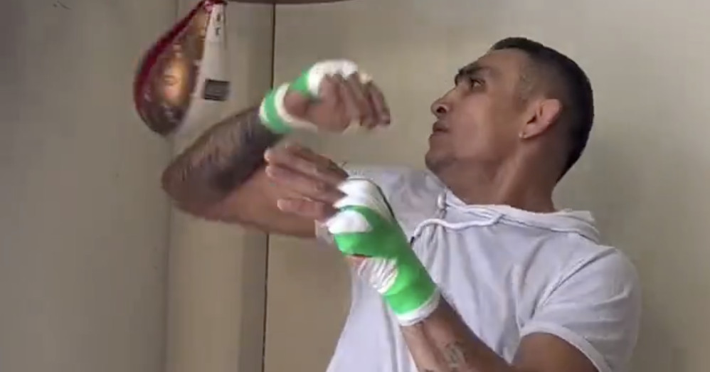 Watch Tony Ferguson drill elbows on speed bag ahead of rumored Dillon Danis clash
