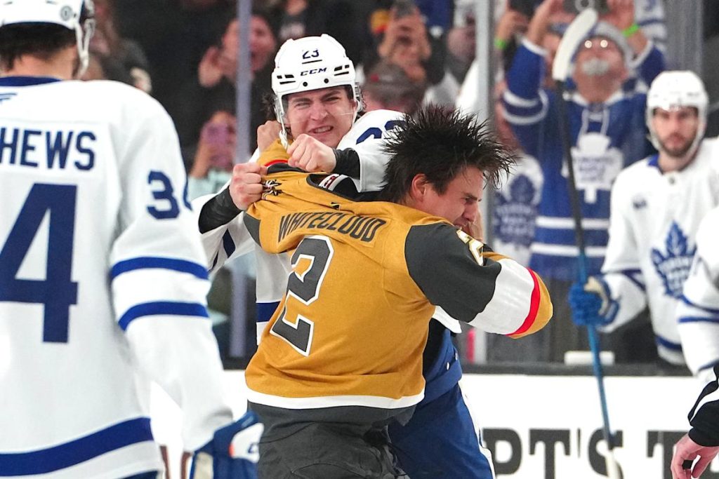 ‘He Wanted Some Redemption’: Maple Leafs React To Matthew Knies Dropping The Gloves With Zach Whitecloud In Meeting With Golden Knights