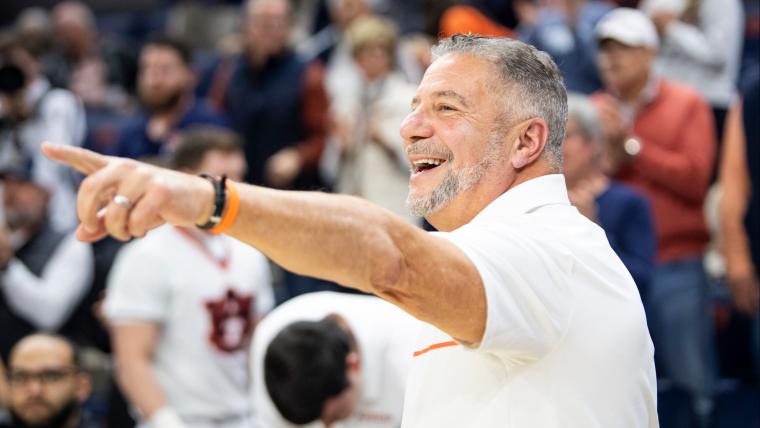 Auburn’s Bruce Pearl reveals his message to Tennessee’s Rick Barnes after clinching SEC title