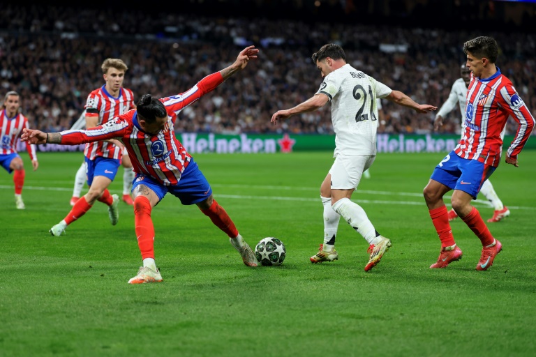 Real edge Atletico in Champions League derby as English duo win away