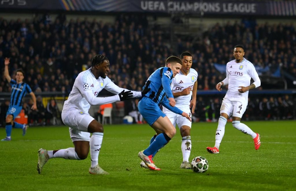 🔴 LIVE: Brugge and Villa level at half time after lively 45 minutes