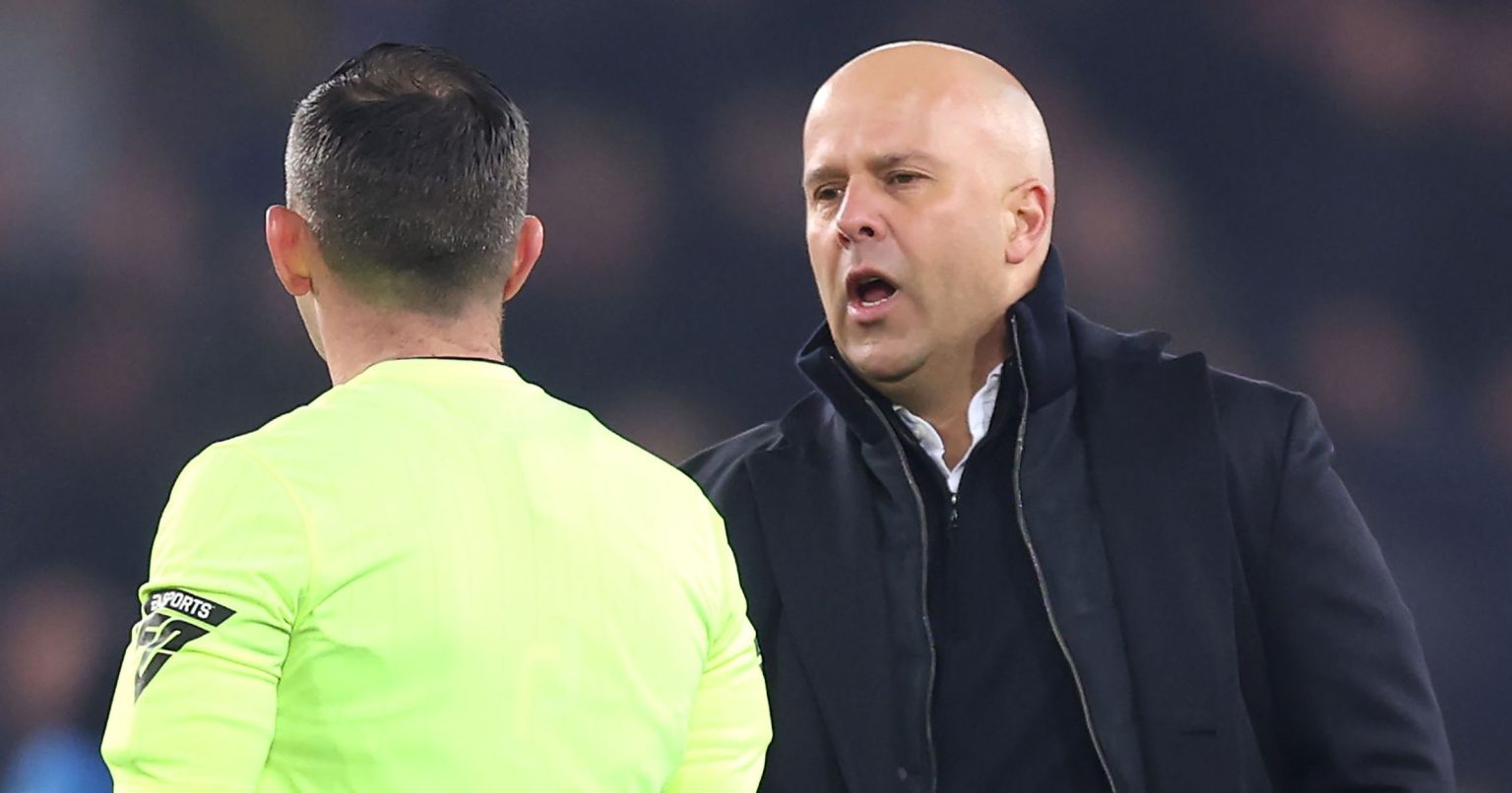 Arne Slot: FA reveals Liverpool manager’s X-rated Merseyside derby rant that led to red card and touchline ban