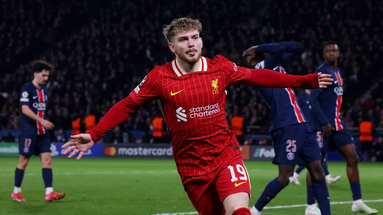 Harvey Elliott nets late on to earn UEFA Champions League last-16 first-leg win