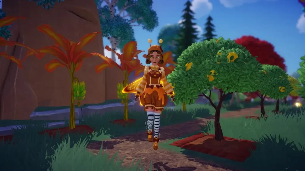 How to harvest a bright yellow fruit in Disney Dreamlight Valley
