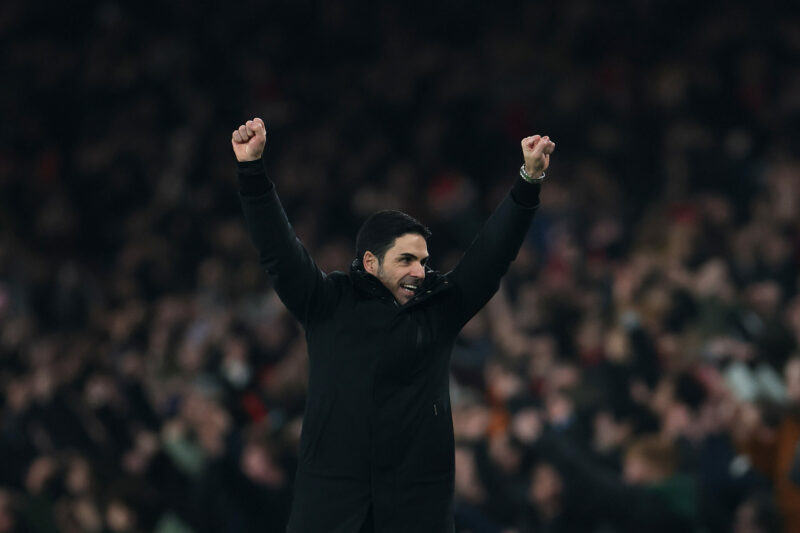Arteta receives 3rd consecutive Manager of the Month nomination