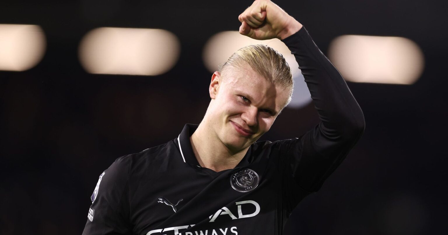 Erling Haaland says people ‘should criticise’ him after shattering 100 Premier League goal record in Manchester City’s bizarre 5-4 win at Fulham